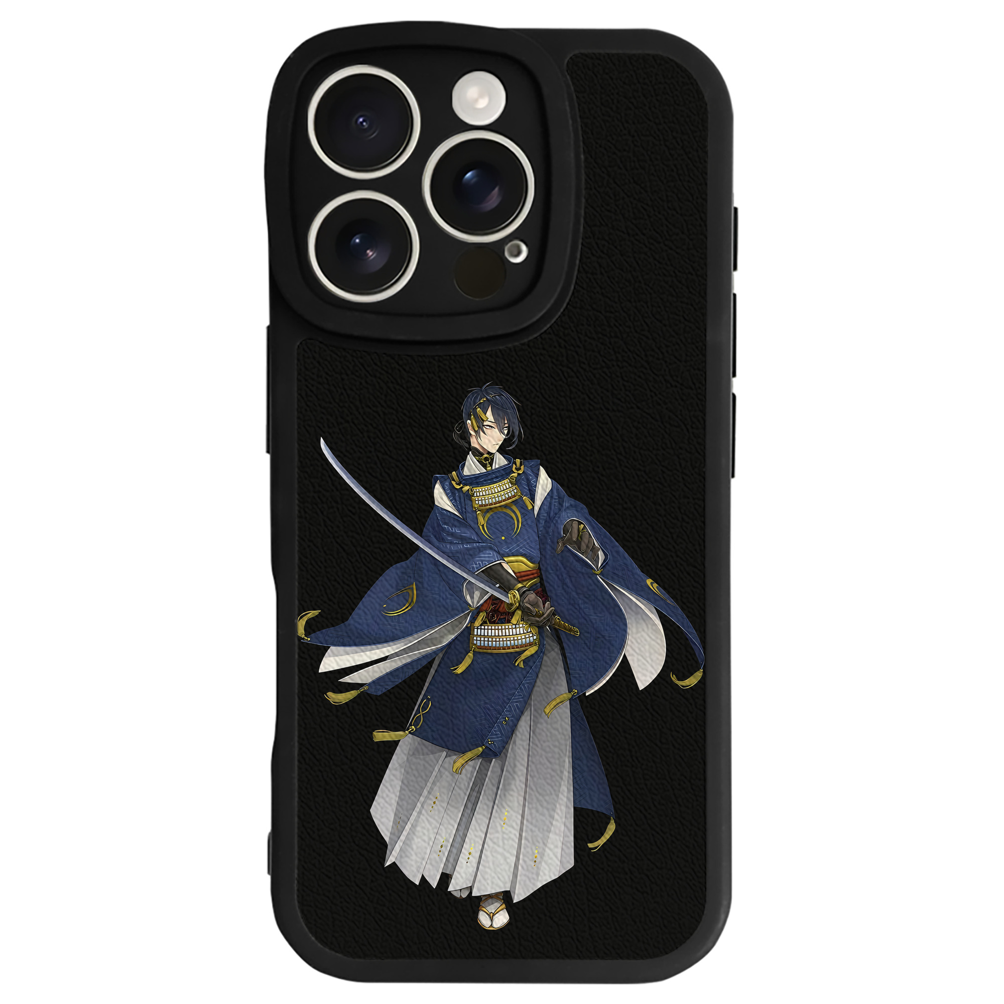 （画像用） 刀剣乱舞 Touken Ranbu 【iPhone 16シリーズ対応】シリコンスマホケース（レザー調） 材質：シリコン